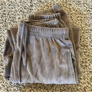 Velour Iets Frans gray sweatpants size S womens